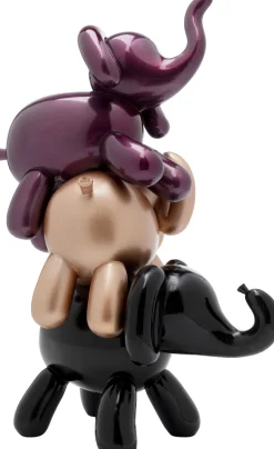 KARE Design Figura decorativa Balloon Twisted Elephants 32cm - KARE></noscript> Statuette Decorative