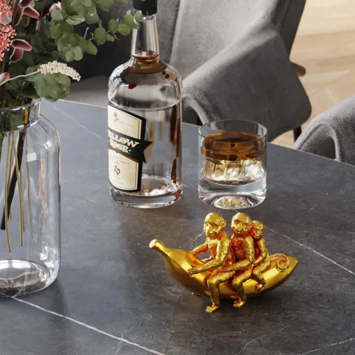 KARE Design Figura decorativa Banana Ride 12cm - KARE> Statuette Decorative