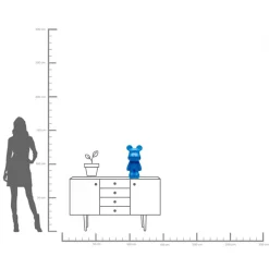 KARE Design Figura decorativa Bear Blu 51cm - KARE></noscript> Statuette Decorative