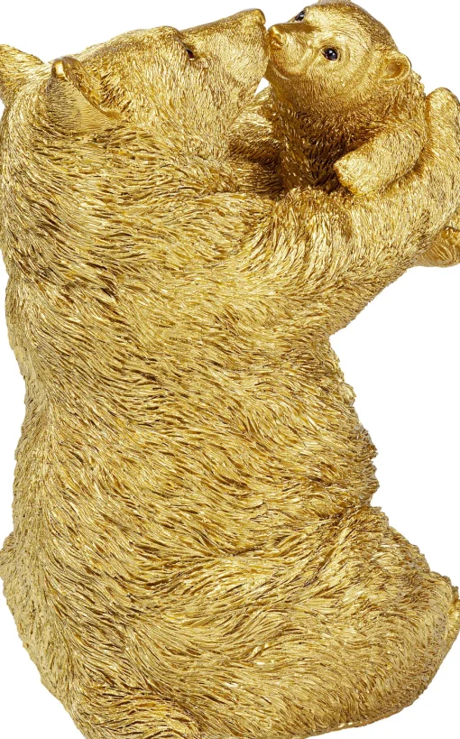 KARE Design Figura decorativa Bear Lucky Mom oro 27cm - KARE> Statuette Decorative