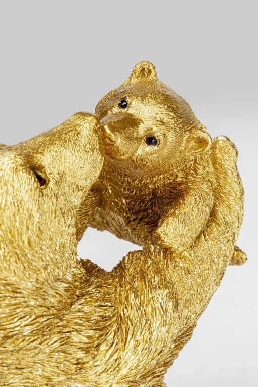 KARE Design Figura decorativa Bear Lucky Mom oro 27cm - KARE> Statuette Decorative
