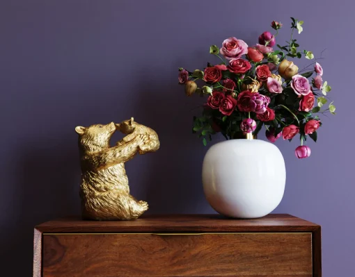 KARE Design Figura decorativa Bear Lucky Mom oro 27cm - KARE> Statuette Decorative
