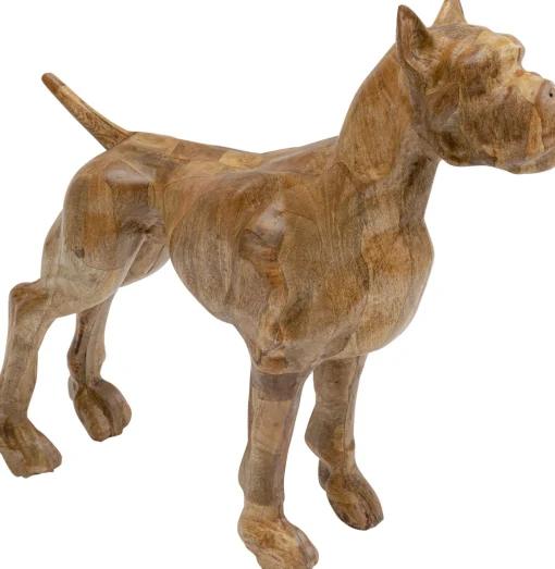 KARE Design Figura decorativa Bulldog Wood 70x78cm - KARE> Decorazioni In Piedi