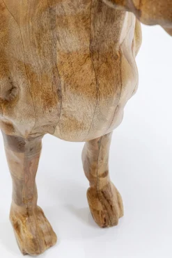KARE Design Figura decorativa Bulldog Wood 70x78cm - KARE></noscript> Decorazioni In Piedi