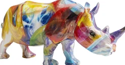 KARE Design Figura decorativa colorata "Rhino" a forma di rinoceronte, - KARE></noscript> Statuette Decorative