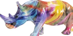KARE Design Figura decorativa colorata "Rhino" a forma di rinoceronte, - KARE></noscript> Statuette Decorative