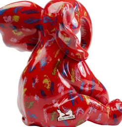 KARE Design Figura decorativa Elefante Dots Rosso 18cm - KARE> Statuette Decorative