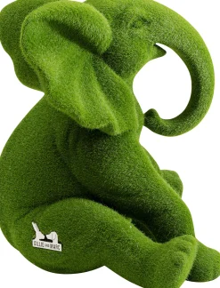 KARE Design Figura Decorativa Elephant Flock Verde 18cm - KARE> Statuette Decorative