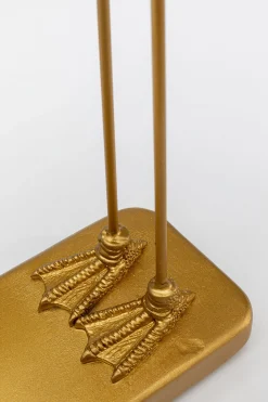 KARE Design Figura decorativa Flamingo Love oro 39cm - KARE></noscript> Statuette Decorative