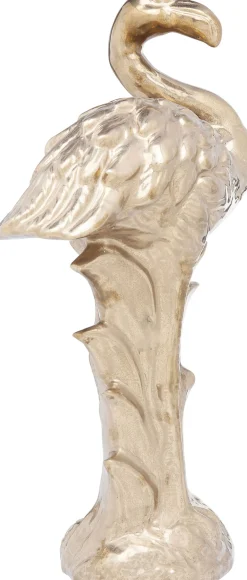 KARE Design Figura decorativa Flamingo front oro - KARE> Statuette Decorative