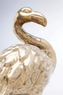 KARE Design Figura decorativa Flamingo front oro - KARE> Statuette Decorative