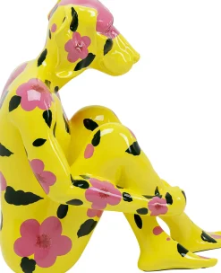 KARE Design Figura decorativa Gangster Dog Giallo 80cm - KARE> Decorazioni In Piedi