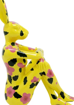 KARE Design Figura decorativa Gangster Rabbit Giallo 80cm - KARE> Decorazioni In Piedi