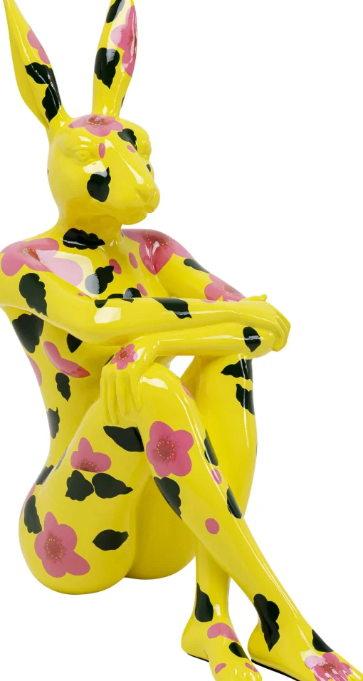 KARE Design Figura decorativa Gangster Rabbit Giallo 80cm - KARE> Decorazioni In Piedi
