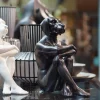 KARE Design Figura Decorativa Gangster Dog Nero - KARE> Statuette Decorative