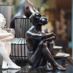 KARE Design Figura Decorativa Gangster Dog Nero - KARE> Statuette Decorative