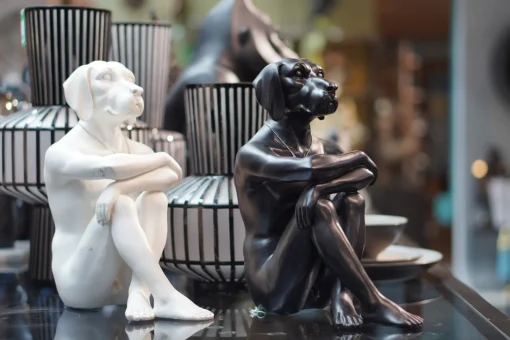 KARE Design Figura Decorativa Gangster Dog Nero - KARE> Statuette Decorative