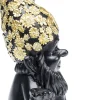 KARE Design Figura decorativa Gnome Meditation nero-oro 19cm - KARE> Statuette Decorative