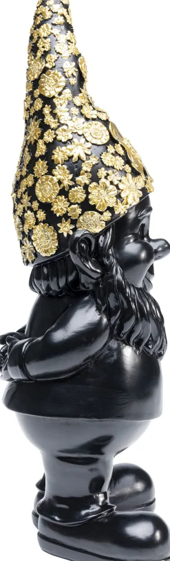 KARE Design Figura decorativa Gnome Standing nero-oro 30cm - KARE> Statuette Decorative