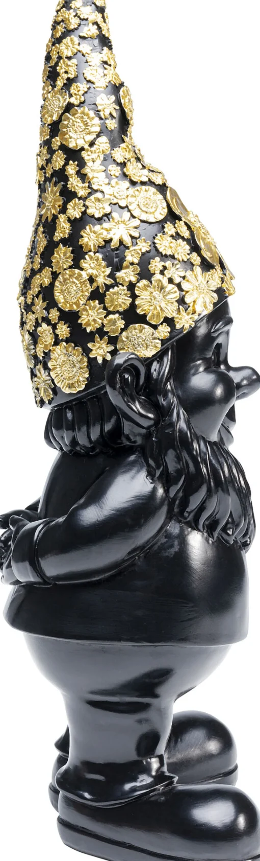KARE Design Figura decorativa Gnome Standing nero-oro 30cm - KARE> Statuette Decorative