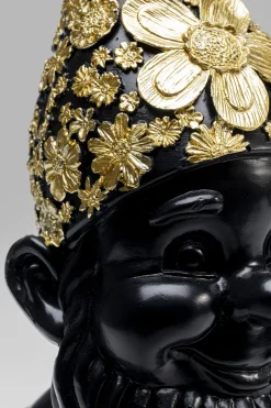 KARE Design Figura decorativa Gnome Standing nero-oro 30cm - KARE></noscript> Statuette Decorative