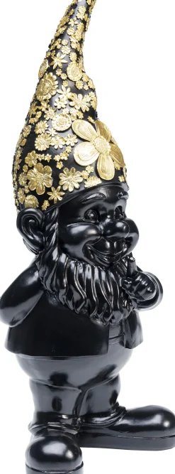 KARE Design Figura decorativa Gnome Standing nero-oro 46cm - KARE></noscript> Statuette Decorative