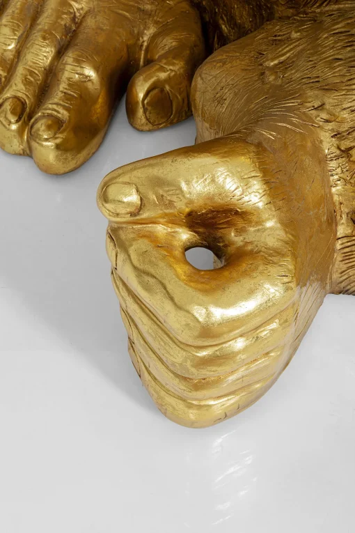 KARE Design Figura decorativa Gorilla oro XXL 249 cm - KARE> Decorazioni In Piedi