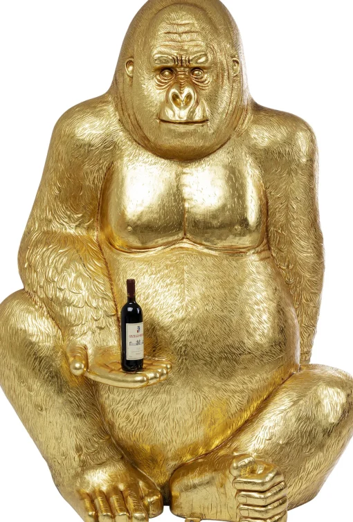 KARE Design Figura decorativa Gorilla oro XL 180 - KARE> Decorazioni In Piedi