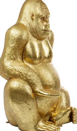 KARE Design Figura decorativa Gorilla oro XL 180 - KARE></noscript> Decorazioni In Piedi