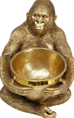 KARE Design Figura decorativa Holding Bowl oro 41cm - KARE> Statuette Decorative