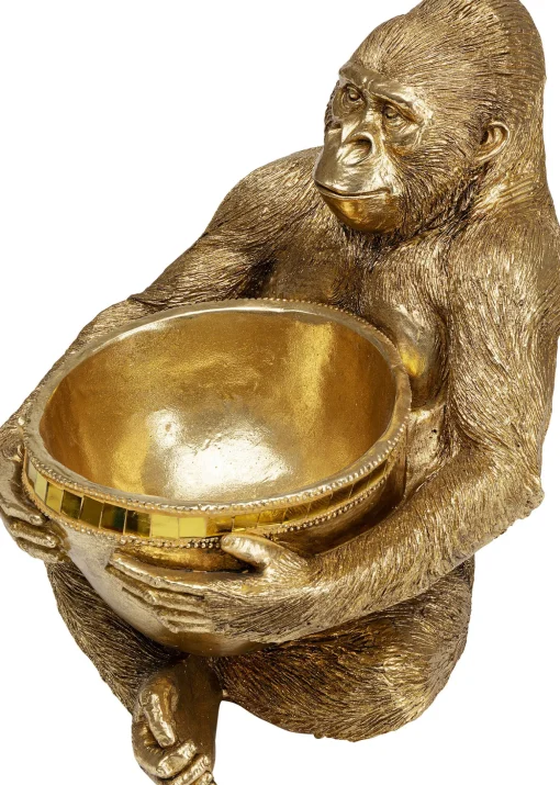 KARE Design Figura decorativa Holding Bowl oro 41cm - KARE> Statuette Decorative