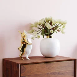 KARE Design FIGURA DECORATIVA HUGGING RABBITS MEDIO - KARE> Statuette Decorative