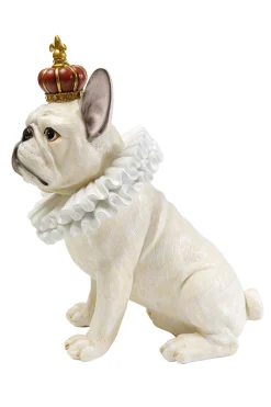 KARE Design Figura decorativa King Dog bianco 33cm - KARE> Statuette Decorative