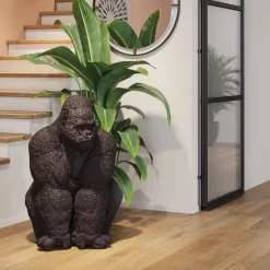 KARE Design Figura Decorativa Monkey Gorilla Front Xxl - KARE> Decorazioni In Piedi