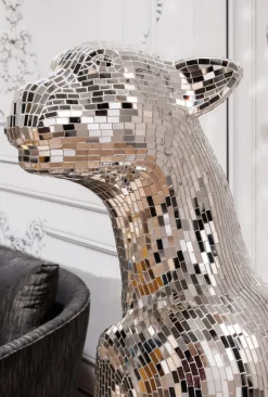 KARE Design Figura Decorativa Mosaik Welcome Panther Sinistra XL - KARE></noscript> Decorazioni In Piedi