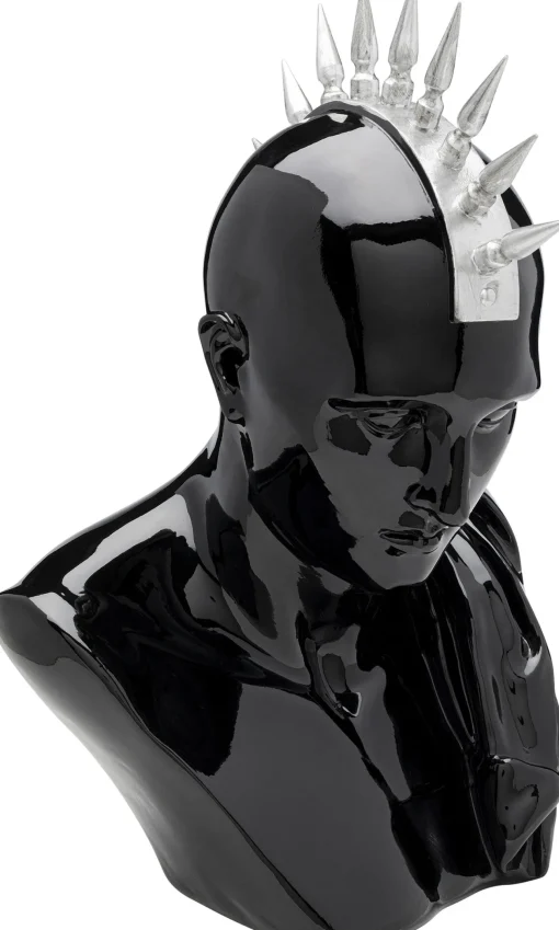 KARE Design Figura decorativa Punk Boy Nero 42cm - KARE> Statuette Decorative