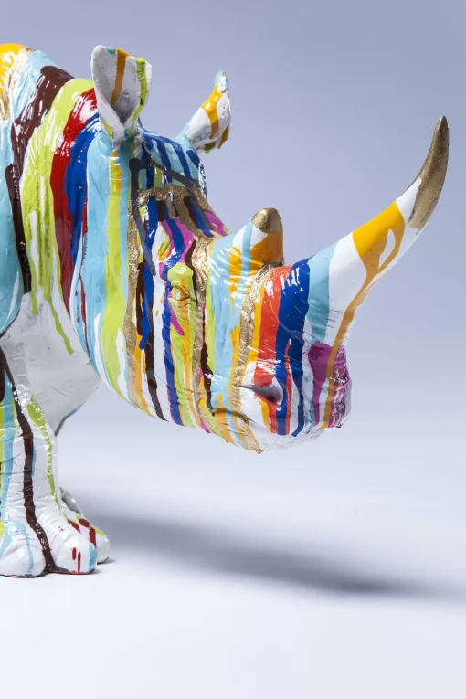 KARE Design Figura Decorativa Rhino Colore 26cm - KARE> Statuette Decorative