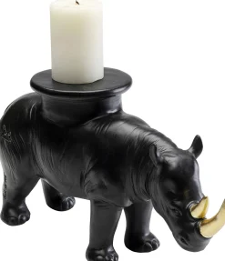 KARE Design Figura decorativa Rhino Nero 41cm - KARE> Statuette Decorative