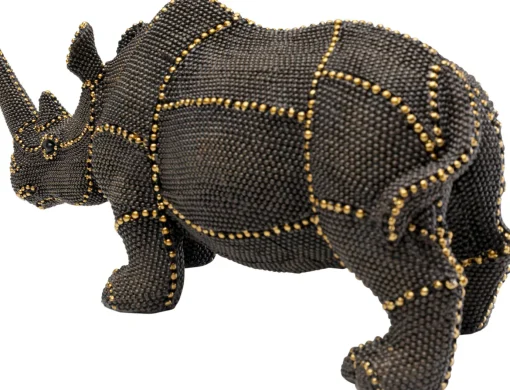 KARE Design Figura decorativa Rhino Rivets Pearls 26cm - KARE> Statuette Decorative