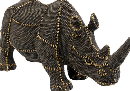 KARE Design Figura decorativa Rhino Rivets Pearls 26cm - KARE> Statuette Decorative