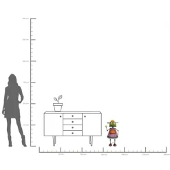 KARE Design Figura decorativa Robot Gabby 62cm - KARE></noscript> Decorazioni In Piedi