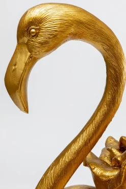 KARE Design Figura decorativa Rose Flamingo oro 63cm - KARE></noscript> Decorazioni In Piedi