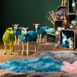 KARE Design Figura Decorativa Sheep Colore Verde - KARE> Decorazioni In Piedi