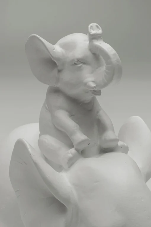 KARE Design Figurina decorativa Elefante Dumbo Uno Greige - KARE> Statuette Decorative
