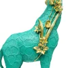 KARE Design Figurina decorativa Flower Giraffe verde 76cm - KARE> Statuette Decorative