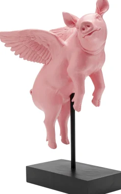 KARE Design Figurina decorativa Flying Pig rosa 29cm - KARE></noscript> Statuette Decorative