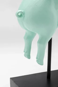 KARE Design Figurina decorativa Flying Pig turchese 29cm - KARE></noscript> Statuette Decorative