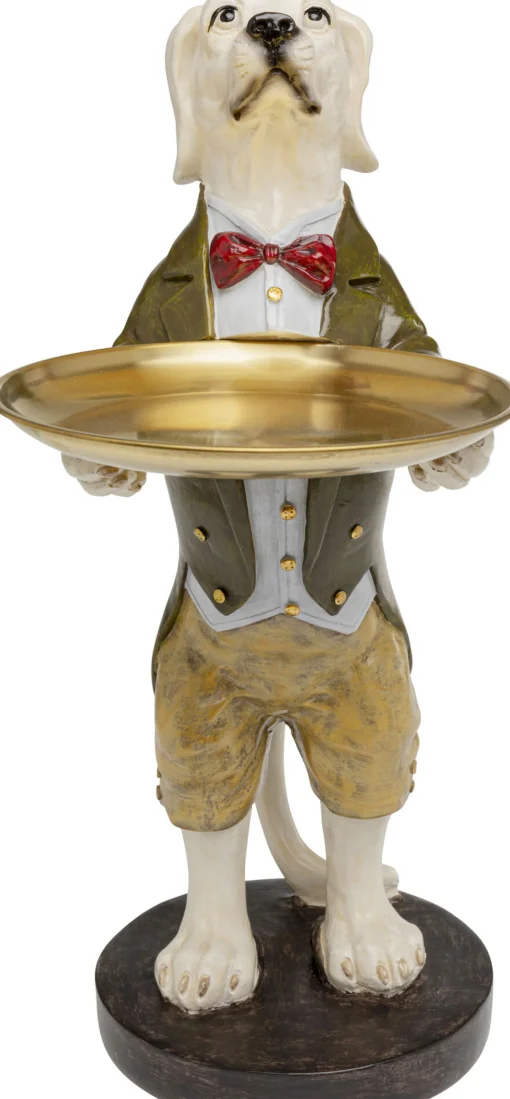KARE Design Figurina decorativa Gentleman Dog Tray 43cm - KARE> Statuette Decorative