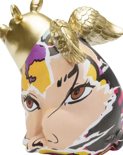 KARE Design Figurina decorativa Graffiti Flying Pig 16cm - KARE> Statuette Decorative