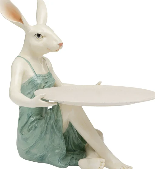KARE Design Figurina decorativa Lady Rabbit Tray 29cm - KARE> Statuette Decorative